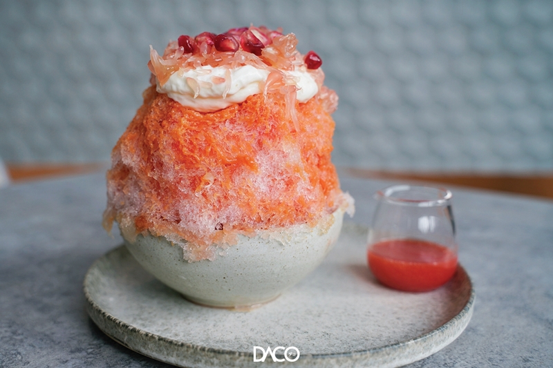 Blood Orange and Pomelo Kakigori