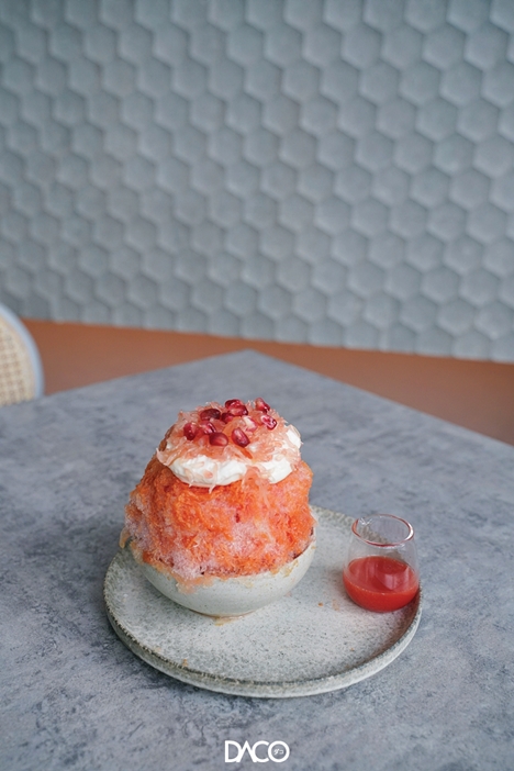 Blood Orange and Pomelo Kakigori