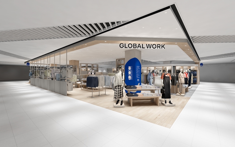 GLOBAL WORK แบรนด์แฟชั่นสัญชาติญี่ปุ่น เปิดตัวสาขาแรกในเอเชียตะวันออกเฉียงใต้ที่ประเทศไทย