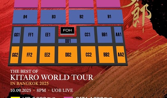 ตำนานดนตรี New Age ระดับโลก “Kitaro” เตรียมกลับมาเปิดการแสดงสดที่ไทยอีกครั้ง!