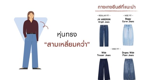 Find Your Perfect Fit of UNIQLO JEANS ค้นหายีนส์ที่เหมาะกับรูปร่างที่แท้จริง