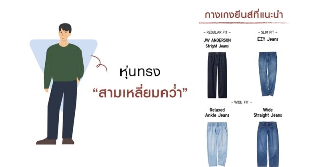 Find Your Perfect Fit of UNIQLO JEANS ค้นหายีนส์ที่เหมาะกับรูปร่างที่แท้จริง