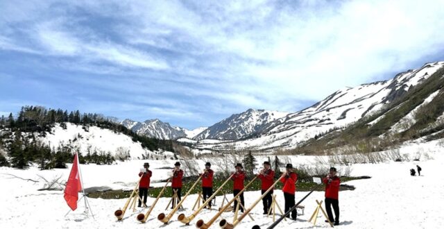 มหัศจรรย์หิมะและซากุระ ณ Otari Village