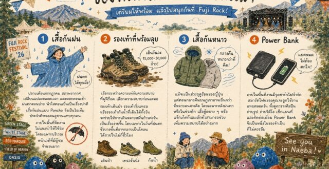 Fuji Rock Festival Guide 2026 คู่มือเอาตัวรอดสำหรับคนไปครั้งแรก